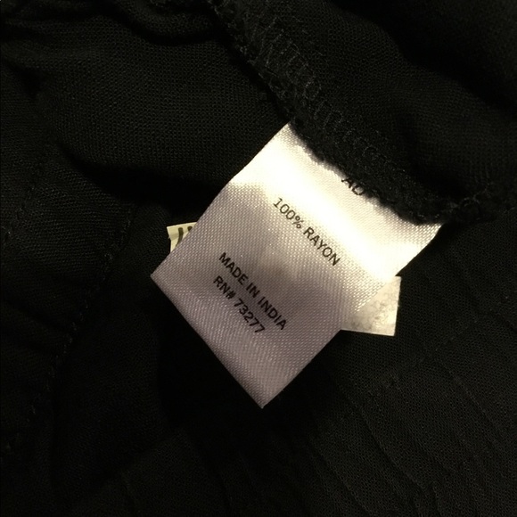 SONOMA XXL black 100% rayon pull on shorts - Picture 6 of 11